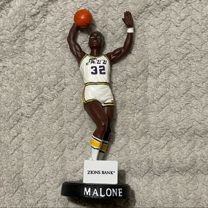 KARL MALONE #32 WORLD SPORTS NBA UTAH JAZZ "Zions Bank"